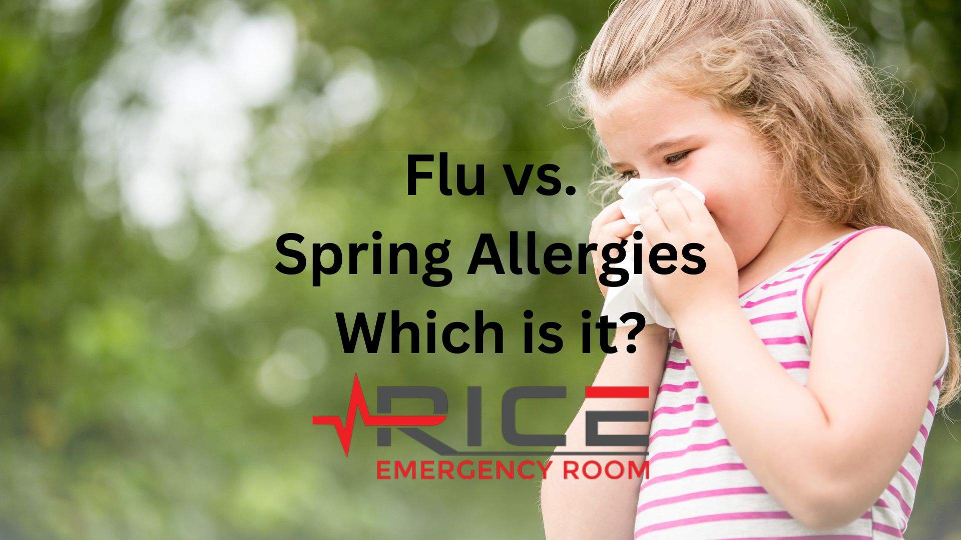 Flu or spring allergies