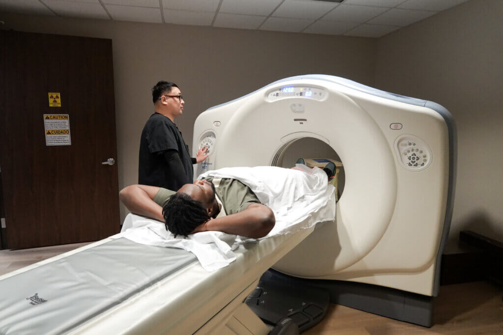 Rice Emergency Room CAT Scan Machine