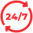 24/7 Emergency Care Icon