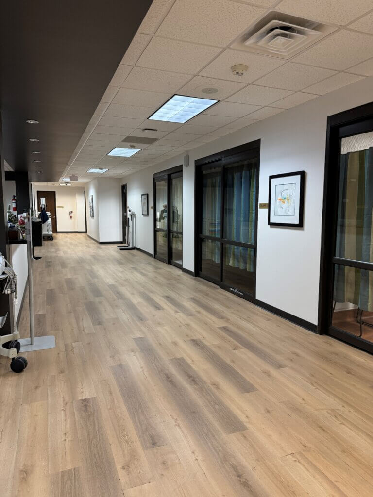 Rice Emergency Room Patient Care area